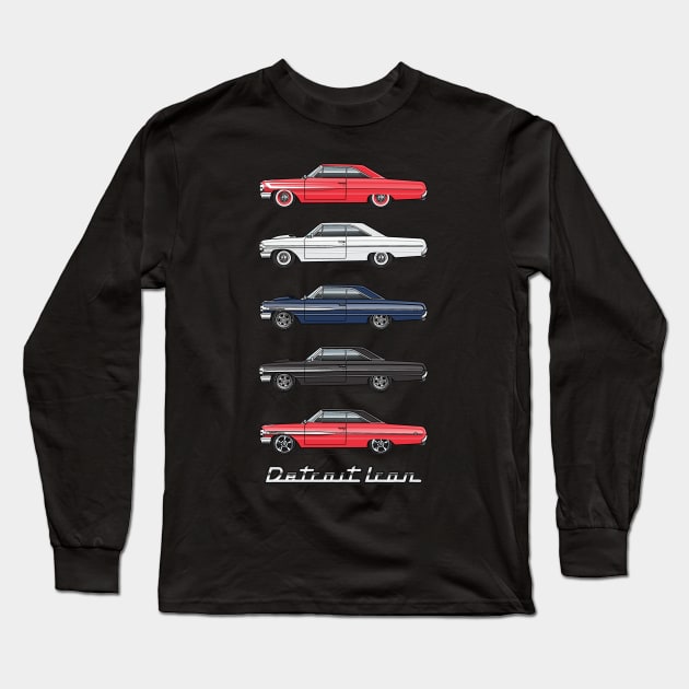 Five 1964 galaxie Long Sleeve T-Shirt by JRCustoms44